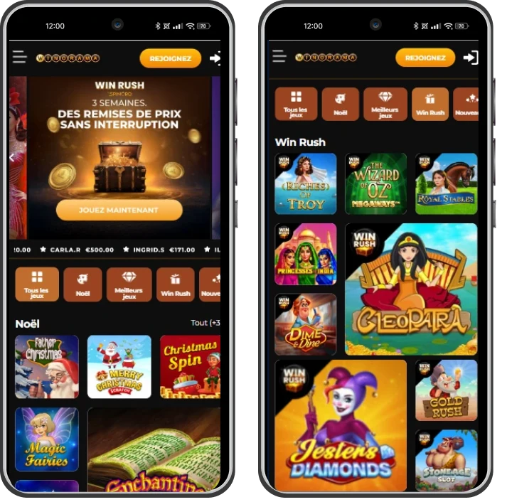 winorama casino mobile